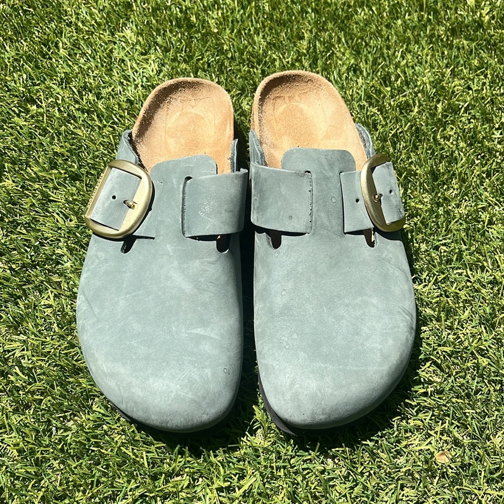 BIRKENSTOCK BIG BUCKLE Boston Clogs! - Picture 3 of 10